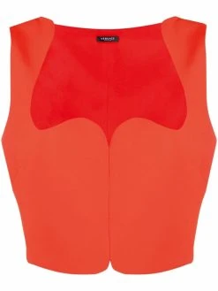 Versace haut Cady crop