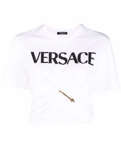 Versace t-shirt à logo imprimé