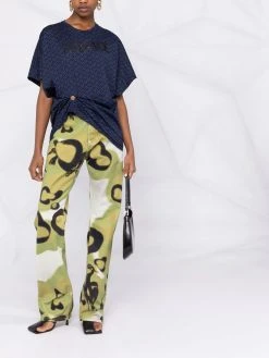 Versace t-shirt La Greca imprimé