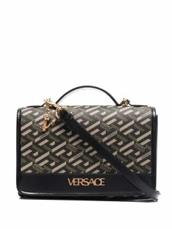 Versace sac porté épaule La Greca Signature