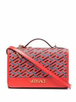 Versace sac porté épaule La Greca Signature