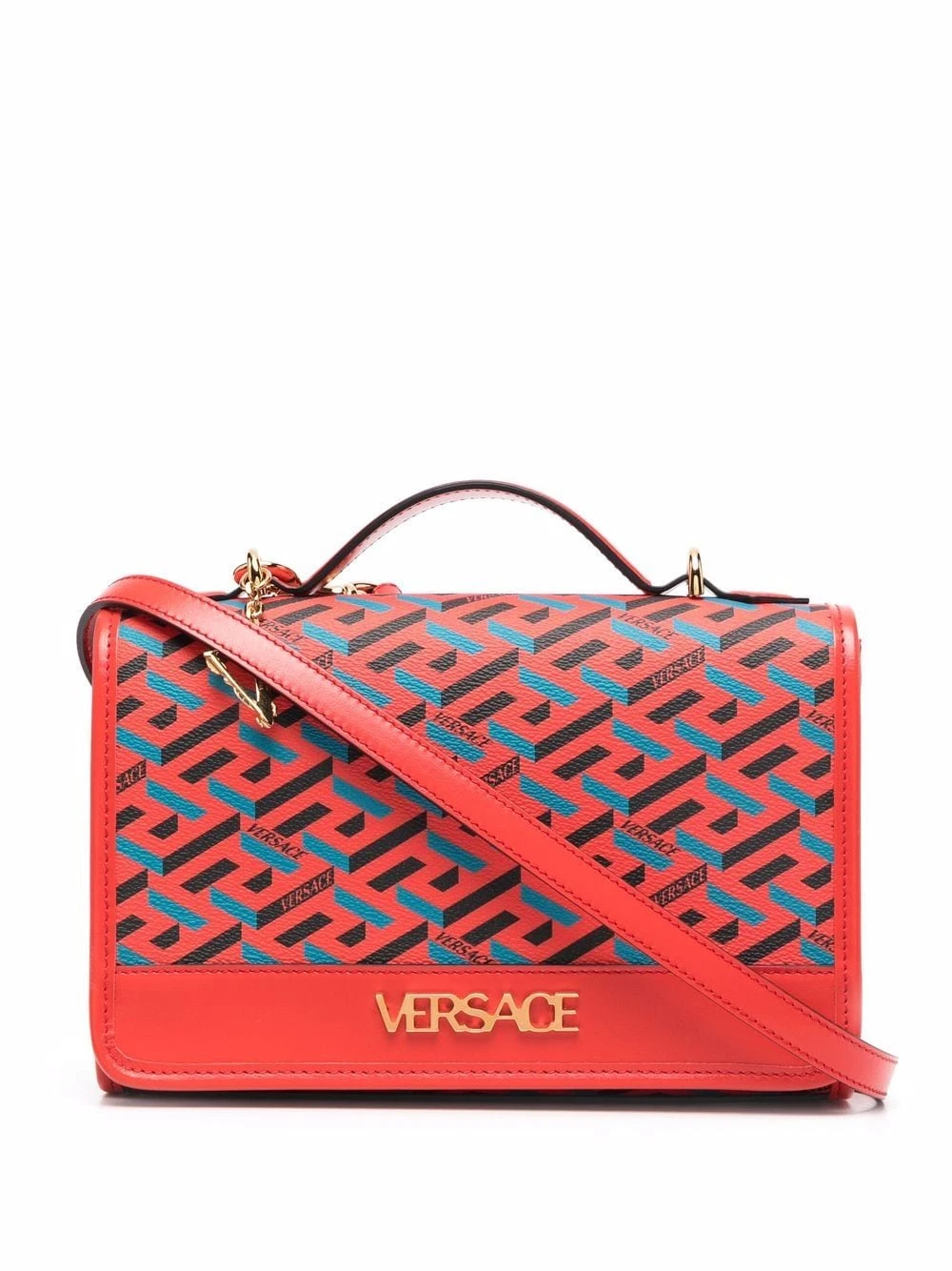 Rabais Versace Sac porté épaule La Greca Signature sacs porté épaule femme 3 Versace sac porté épaule La Greca Signature