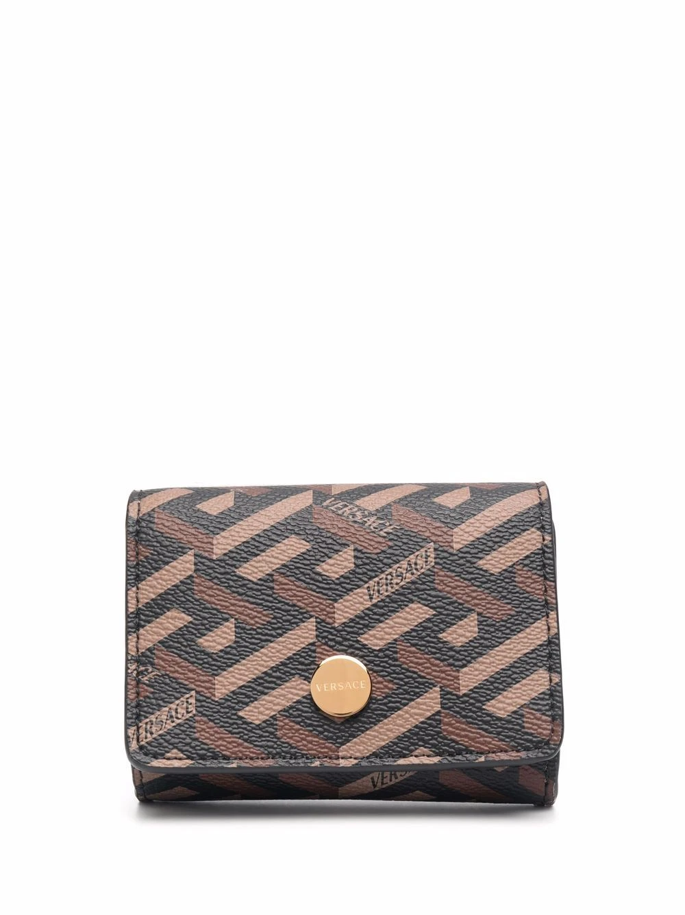 Versace Portefeuille à imprimé La Greca Prix Accessible portefeuilles & porte-monnaie femme 3 Versace portefeuille à imprimé La Greca