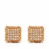 Versace boucles d'oreilles à ornements en cristal