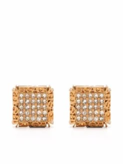 Versace boucles d'oreilles Ă ornements en cristal