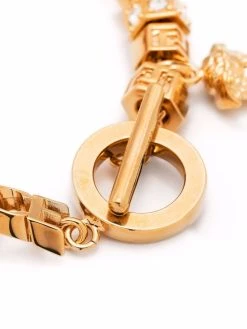 Versace bracelet à breloque logo Greca