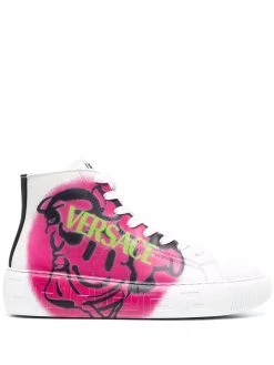 Versace baskets montantes Greca Medusa Smile