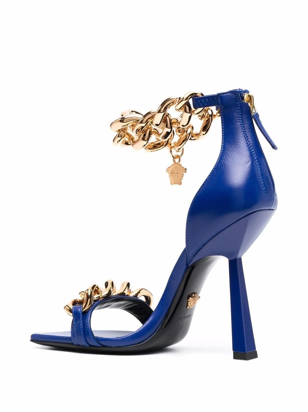 Prix Distinctifs Versace Sandales Medusa à détail de chaîne femme 5 Versace sandales Medusa à détail de chaîne