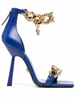 Versace sandales Medusa à détail de chaîne