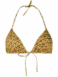 Versace bas de bikini à imprimé géométrique