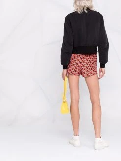 Versace short de bain à motif La Greca