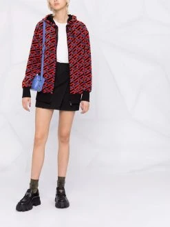 Versace hoodie à imprimé La Greca