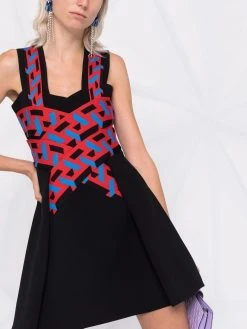 Versace robe La Greca courte sans manches