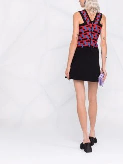 Versace robe La Greca courte sans manches