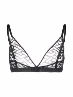 Versace brassière Greca Signature en tulle