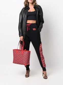 Versace pantalon de jogging à imprimé La Greca