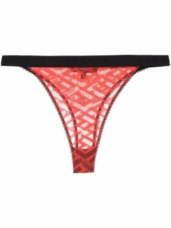 Versace string à effet de transparence