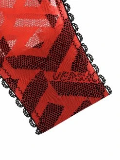 Versace string à effet de transparence