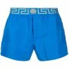 Versace short de bain à bord Greca