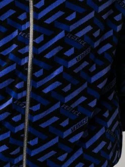Versace veste zippée à imprimé graphique