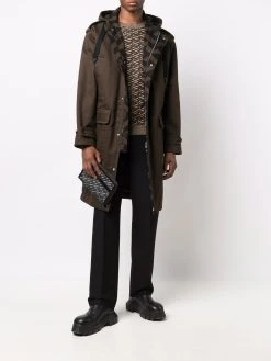 Versace pull Greca à logo imprimé