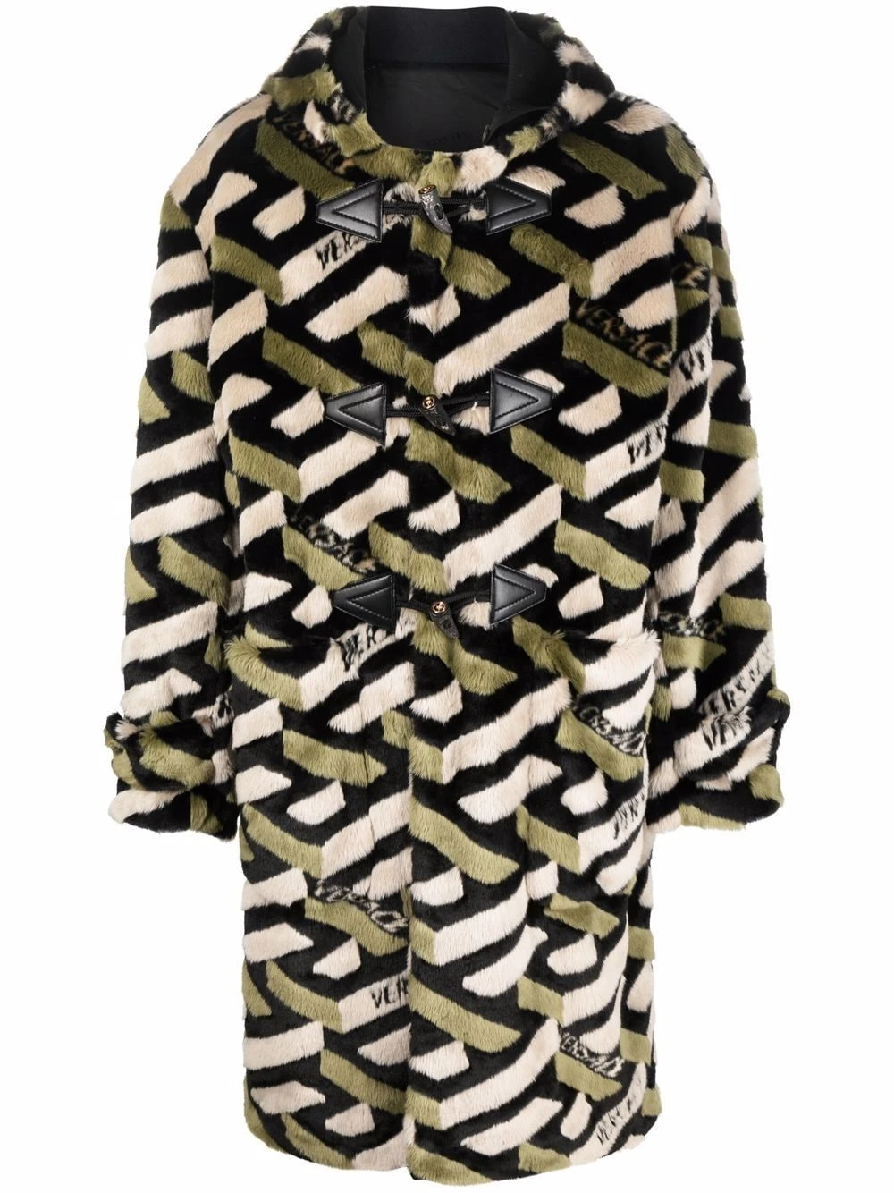 Versace Manteau à imprimé monogrammé Promos pardessus homme 3 Versace manteau à imprimé monogrammé