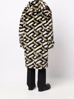Versace Manteau à imprimé monogrammé Promos pardessus homme 12 Versace manteau à imprimé monogrammé