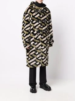 Versace Manteau à imprimé monogrammé Promos pardessus homme 11 Versace manteau à imprimé monogrammé