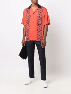 Versace pantalon de costume à motif monogrammé