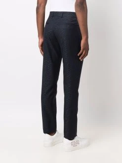 Versace pantalon de costume à motif monogrammé