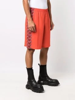 Versace short de sport à motif Greca