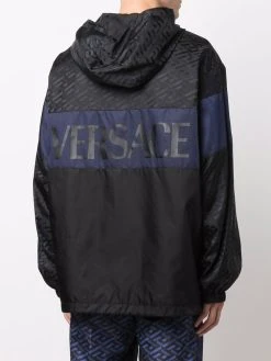 Versace veste de sport à logo imprimé