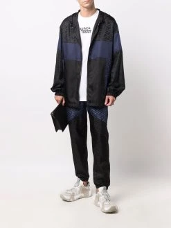 Versace veste de sport à logo imprimé
