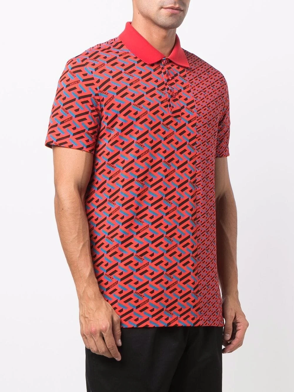 Versace Polo La Greca Bonne Qualité polos homme 5 Versace polo La Greca