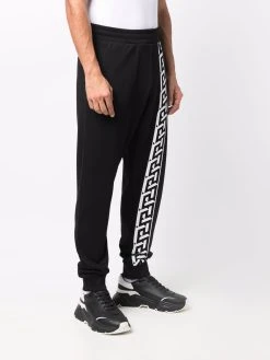 Versace pantalon de jogging à imprimé Greca