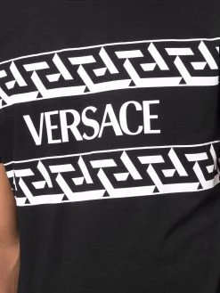 Versace t-shirt à logo imprimé