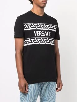 Versace t-shirt à logo imprimé