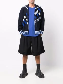 Versace hoodie La Greca zippé