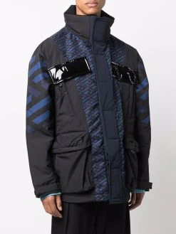 Versace veste à empiècements La Greca