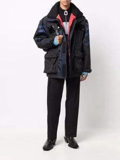 Versace veste à empiècements La Greca