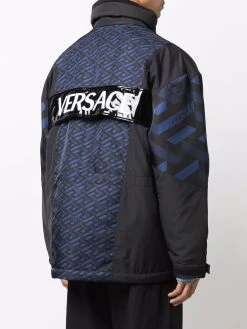 Versace veste à empiècements La Greca