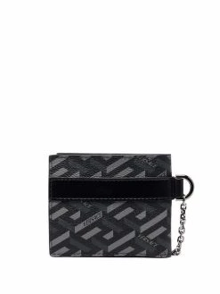 Versace porte-cartes La Greca imprimé