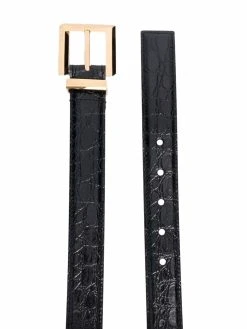 Versace ceinture à boucle carrée