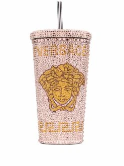 Versace tasse de voyage Medusa ornée de cristaux