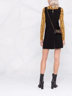 Versace robe courte à design sans manches