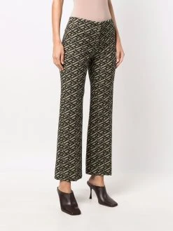 Versace pantalon court à logo Greca imprimé