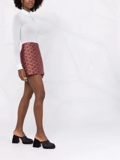 Versace minijupe La Greca à taille haute