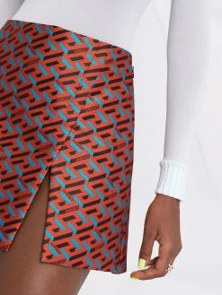 Versace minijupe La Greca à taille haute