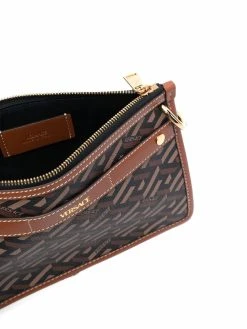 Versace sac à bandoulière à imprimé monogrammé