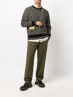 Versace pull La Greca à motif géométrique